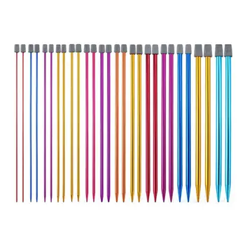 AC62-14PCS Stainless Steel Knitting Needles Set Pointed Needles Knitting Crochet Supplies For Beginners Handmade(2-10Mm) 1