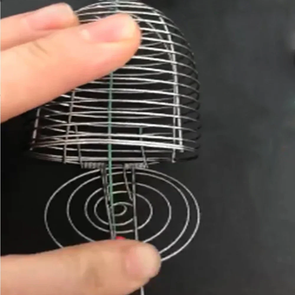 Fishing Accessories 5PCS Fish Small Stainless Steel Bait Cage Basket Feeder Holder Fishing Lure Cage