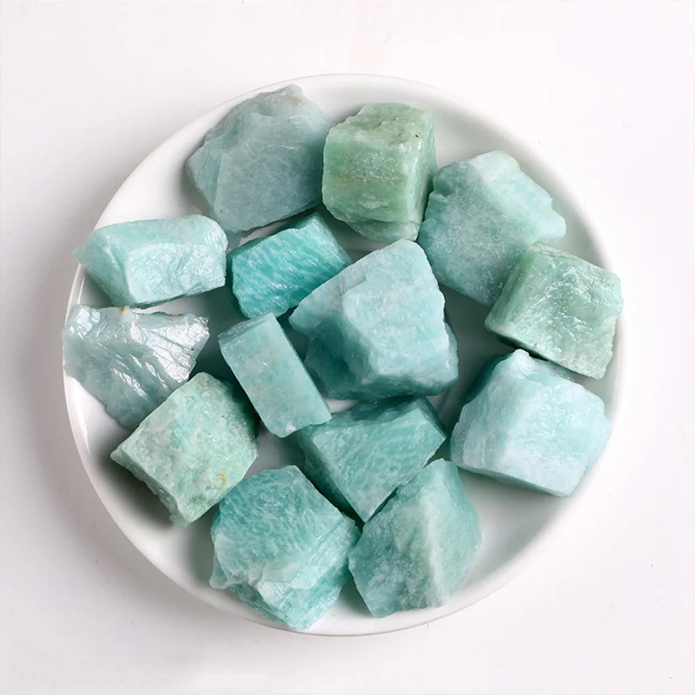 

10-50mm Natural Crystal Quartz Minerals Specimen Amazonite Irregular Shape Rough Rock Stone Reiki Healing Home Decoration