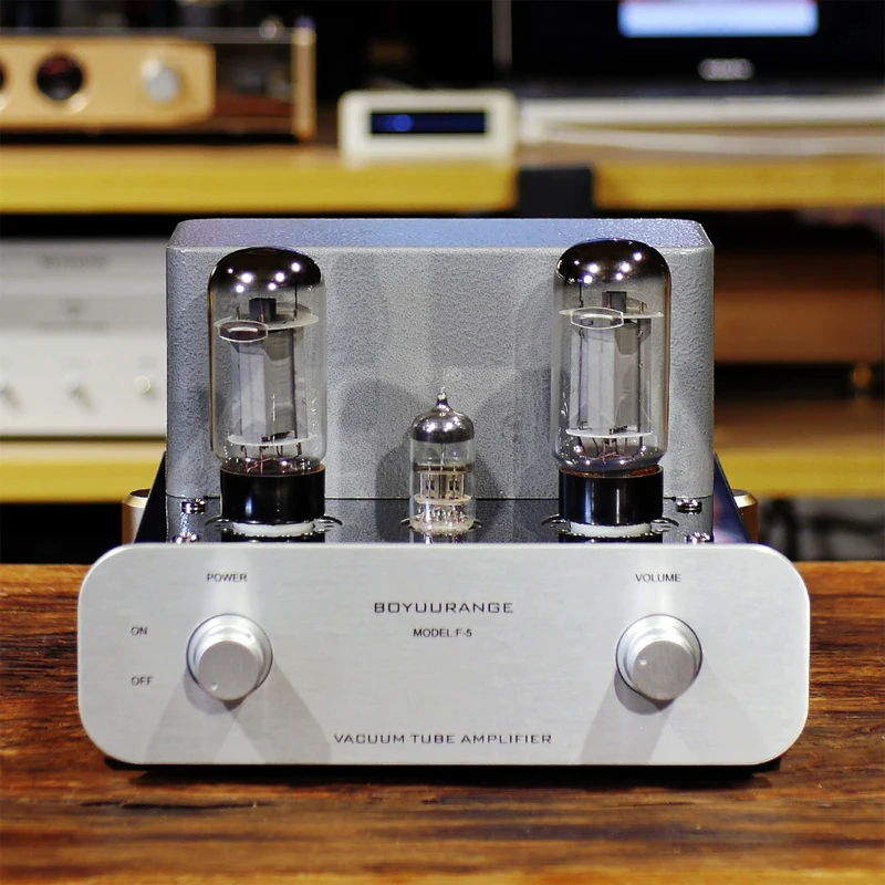 REISONG Boyuu F5 미니 튜브 앰프 6N1 푸시 6L6 전자관 단일 종단 전력 증폭기