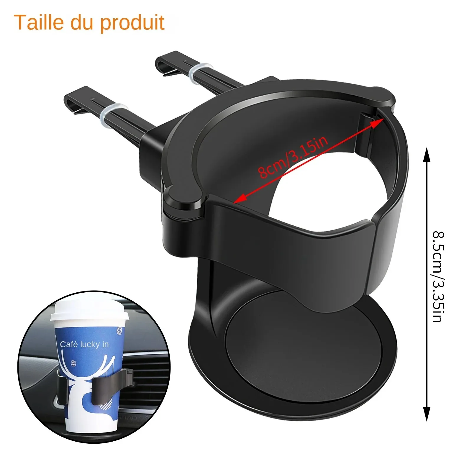 Drink Cup Holder Car Air Outlet Multifunctional Beverage Holder for Cars
