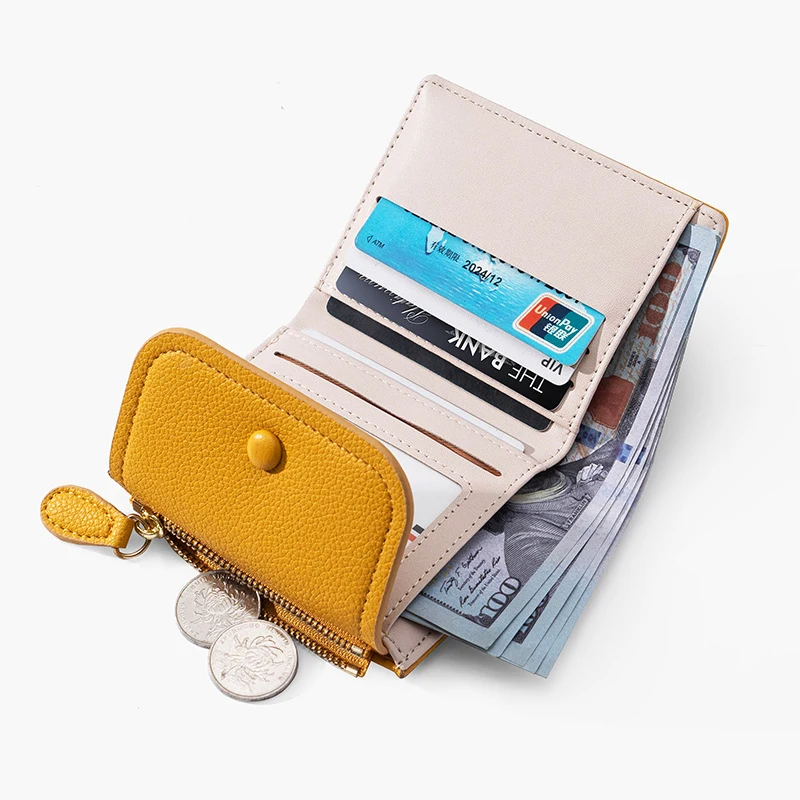 Small Pu Leather Women Wallet Mini Lady Coin Purse Pocket Female Wallet Card Bag Fashion Luxury For Women