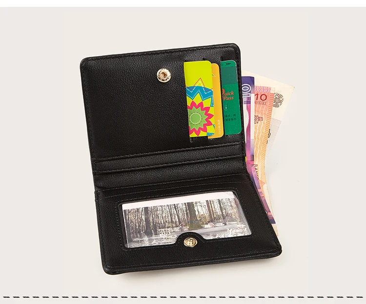 Cute short coin purse and card holder combo