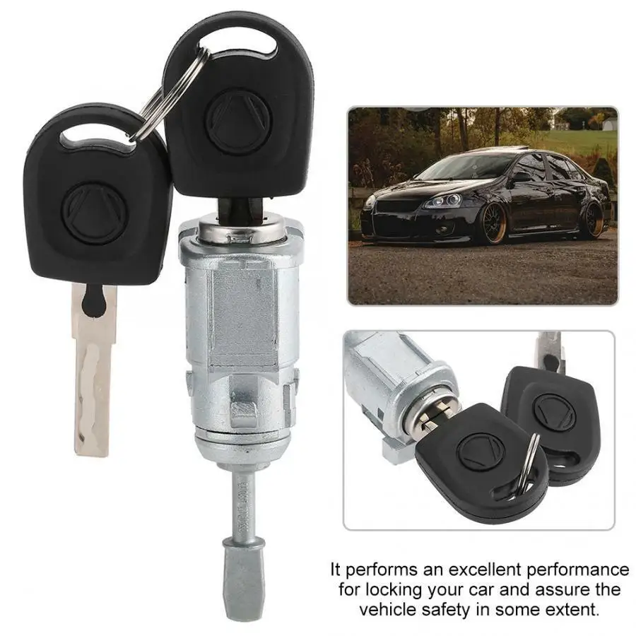 

1U0837168 1U0837167E для Volkswagen Golf IV Bora Fox Polo цилиндр замка правой передней двери с 2 ключами