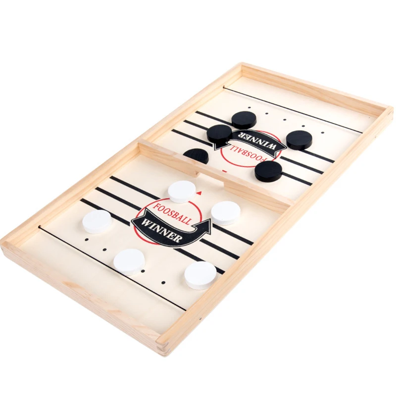 Wooden Billiard Board Game Foosball Winner Games Table Hockey Game Catapult Chess Parent-child Interactive Fun Competitive Toy