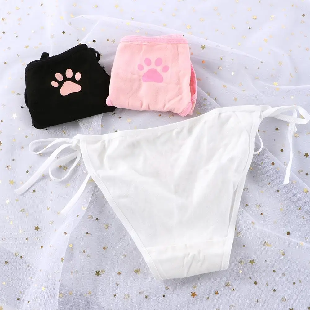

Sexy Animation Bandage Lingerie Strap Underwear Cute Claw Women's Panties Briefs