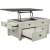 Cute Coffee Table for Living Room Bolanburg Farmhouse Lift Top Coffee Table With Drawers Dining Tables Basses Mesa Lateral Coffe 5
