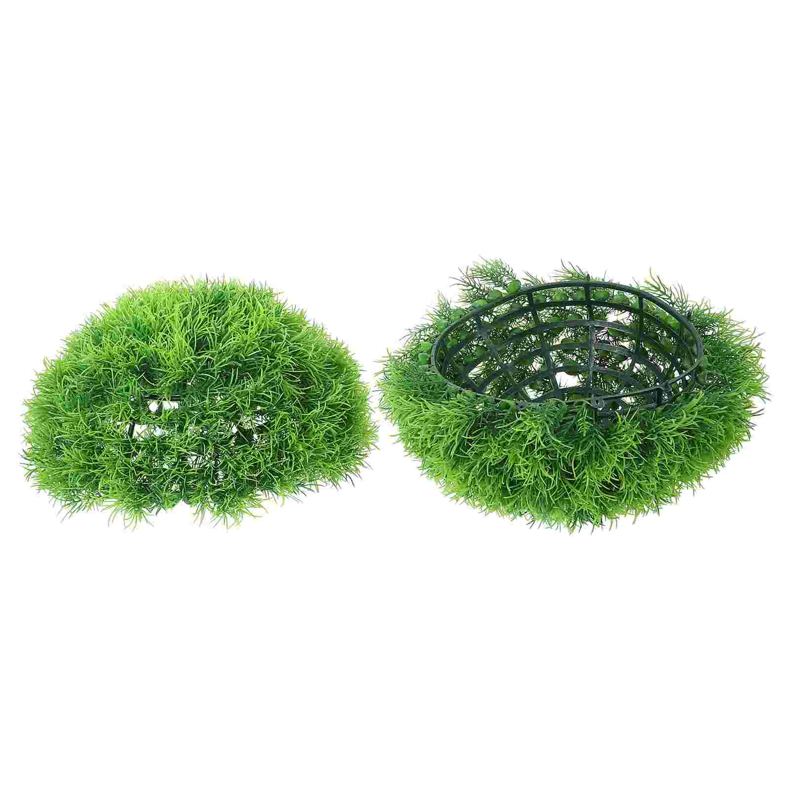 

Artificial Grass Ball Plasticade Fake Plant Balls Round DIY Topiary Simulation Wall Décor