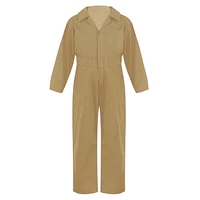 Kids Boys Long Sleeve Coverall Mechanic Boiler Suit Flight Suit Flightsuit Zipper Jumpsuit Christmas Halloween Cosplay Costumes