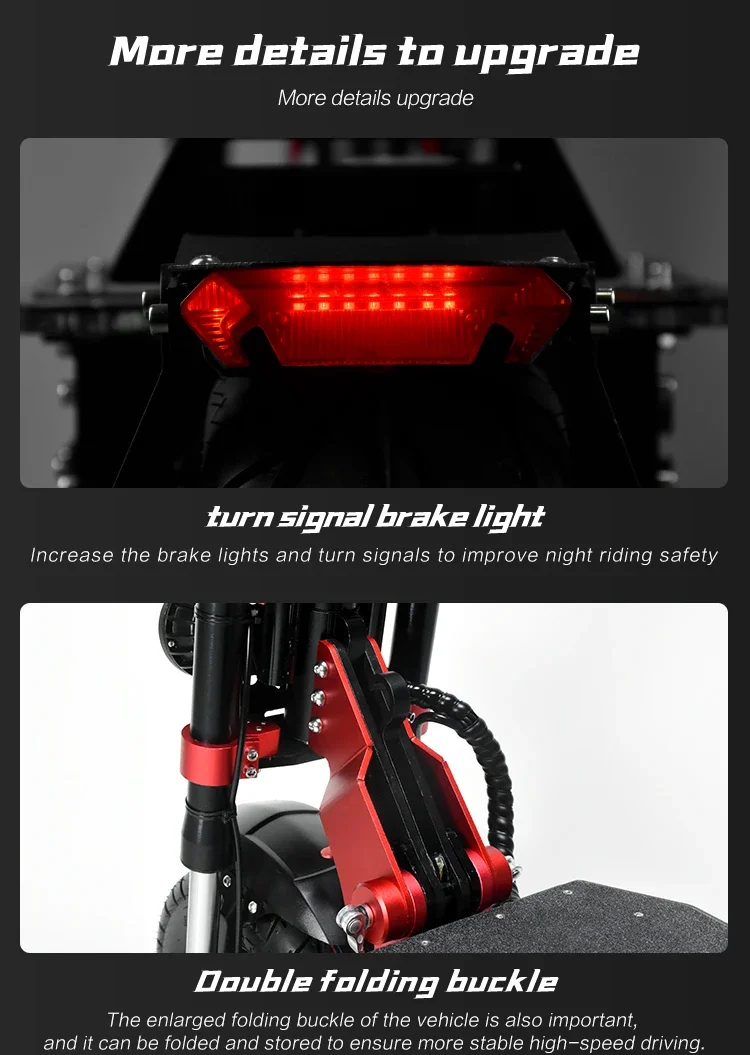 EU shipped Boyueda S4 8000w 60V 43ah maximum speed 85KM/H dual motor adult off-road electric scooter foldable 13 inches S0b8fddc77ee2412db11ed3ad7a992e26r