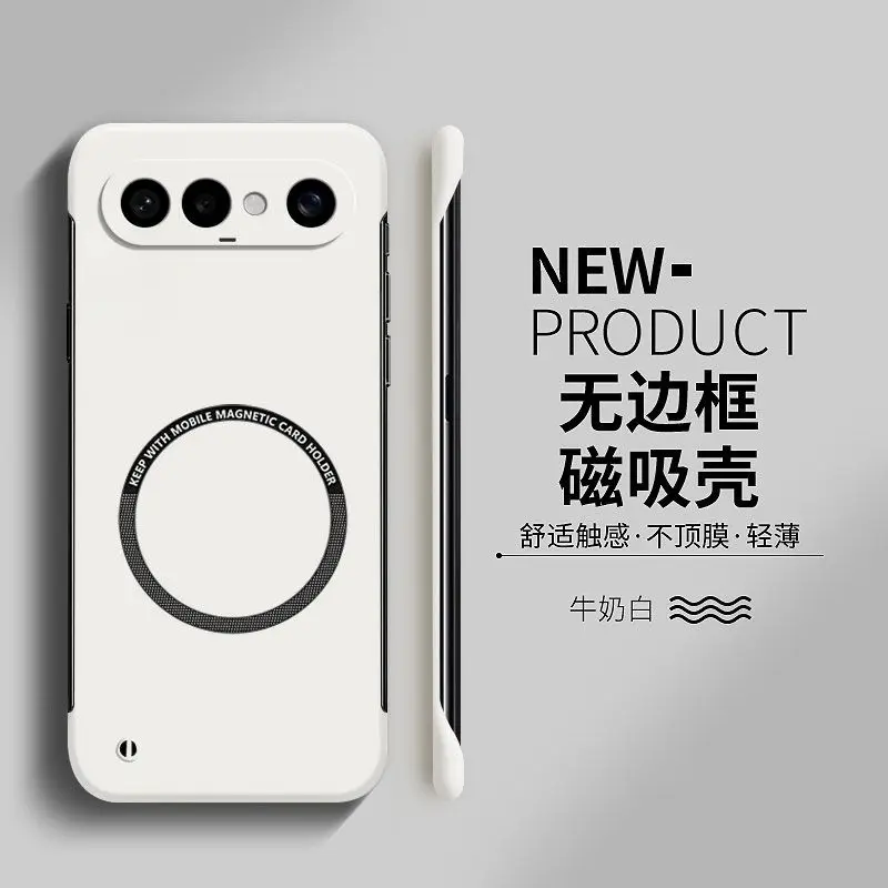 Sleek Frameless PC Magnetic Shockproof Hard Back Cover