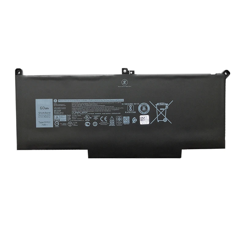 para Dell Latitude Bateria do Portátil para Dell Latitude 12 7000 7280 7290 13 7380 7390 14 7480 7490 P28s P28s001 P73g P73g002 76 v 60wh 2x39g F3ygt-battery - Imagem 2