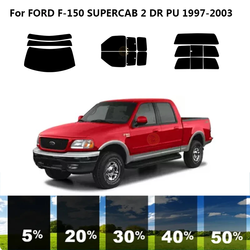 

Precut nanoceramics car UV Window Tint Kit Automotive Window Film For FORD F-150 SUPERCAB 2 DR PU 1997-2003
