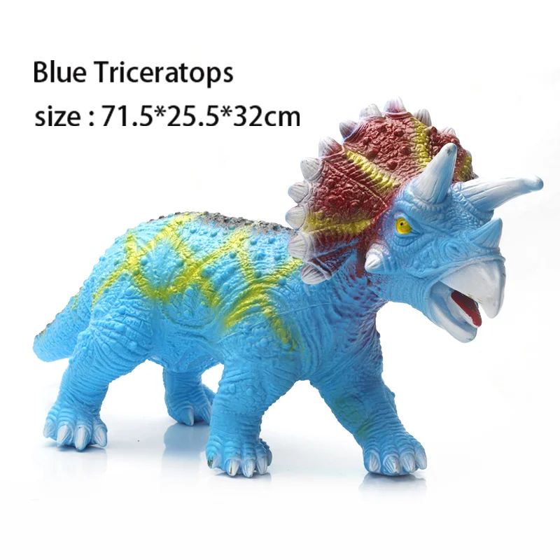 thumbnail image 1 of Modelo de dinosaurio grande de 80 cm, juguetes de dinosaurios del mundo Jurass, animales realistas, marionetas suaves, juguete Brachiosaurus T-Rex para niños, regalos para niños, 1 of 5