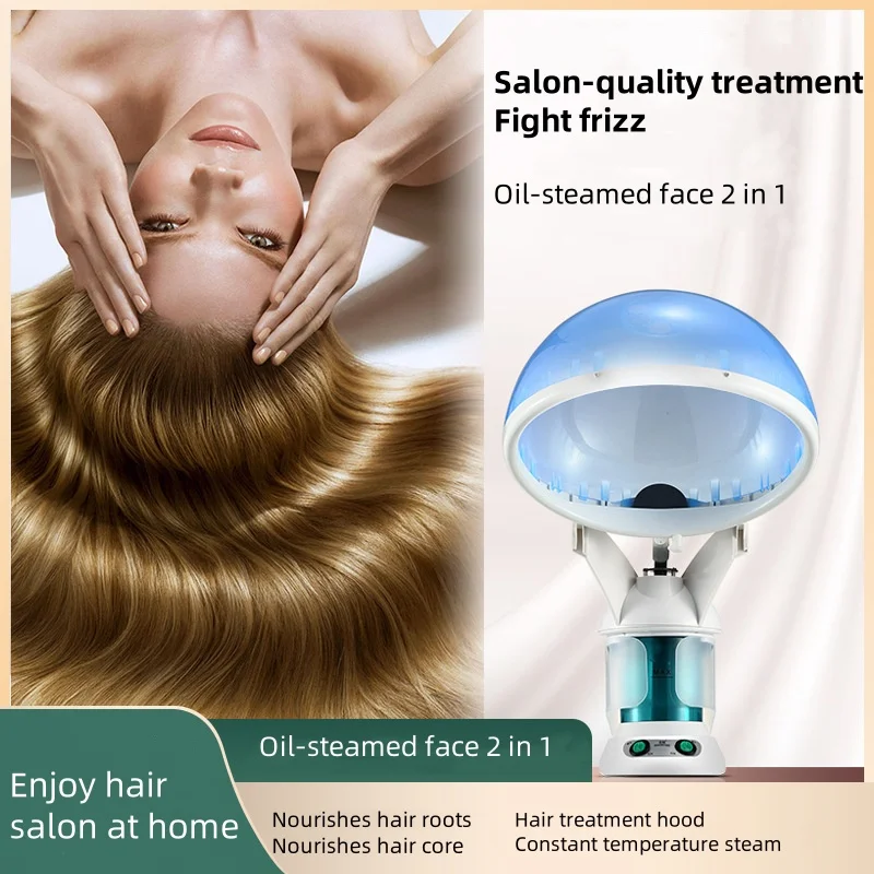 Hair Treatment Machine Hair Treatment Steaming Face 2 in 1 Vaporizing Cap Sprayer Suitable for Personal Care at Home and Salon