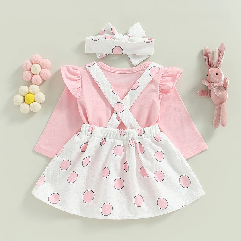 Baby Girls Easter Bunny Outfit 3