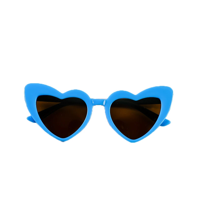 2023 New Kids Cartoon Heart Suower Sunglasses Girls Boy Children Outdoor Round UV400 Sun Glasses Fashion Kids Sunglasses_voghion.com