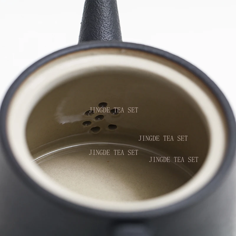 210ml ceramic teapot for home use retro frosted simple kung fu tea set tea making single pot promotion