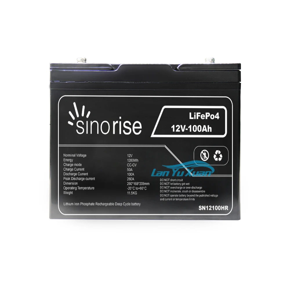 

lithium 12v 12V 100Ah Camping battery golf carts rv ev prismatic lifepo4 solar ess long cycle