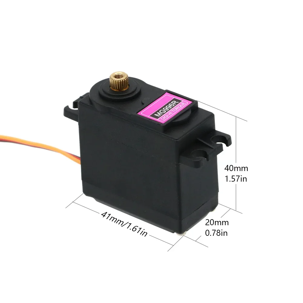 Servo MG996R 13KG RC Engrenage Métal pour Voiture Robot
