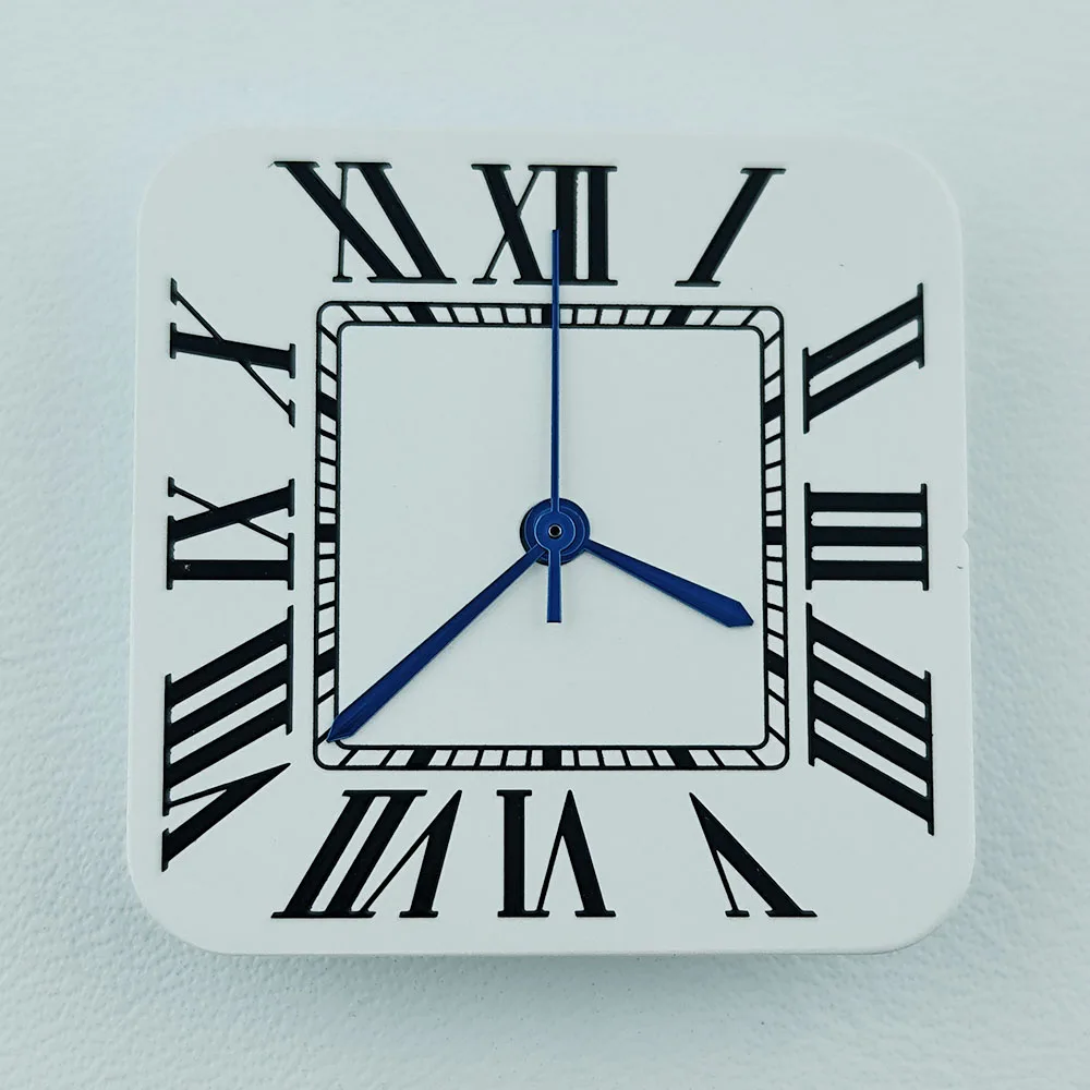 New NH35 dial square Roman dial Arabic men's watch suitable for NH 35 movement watch accessories