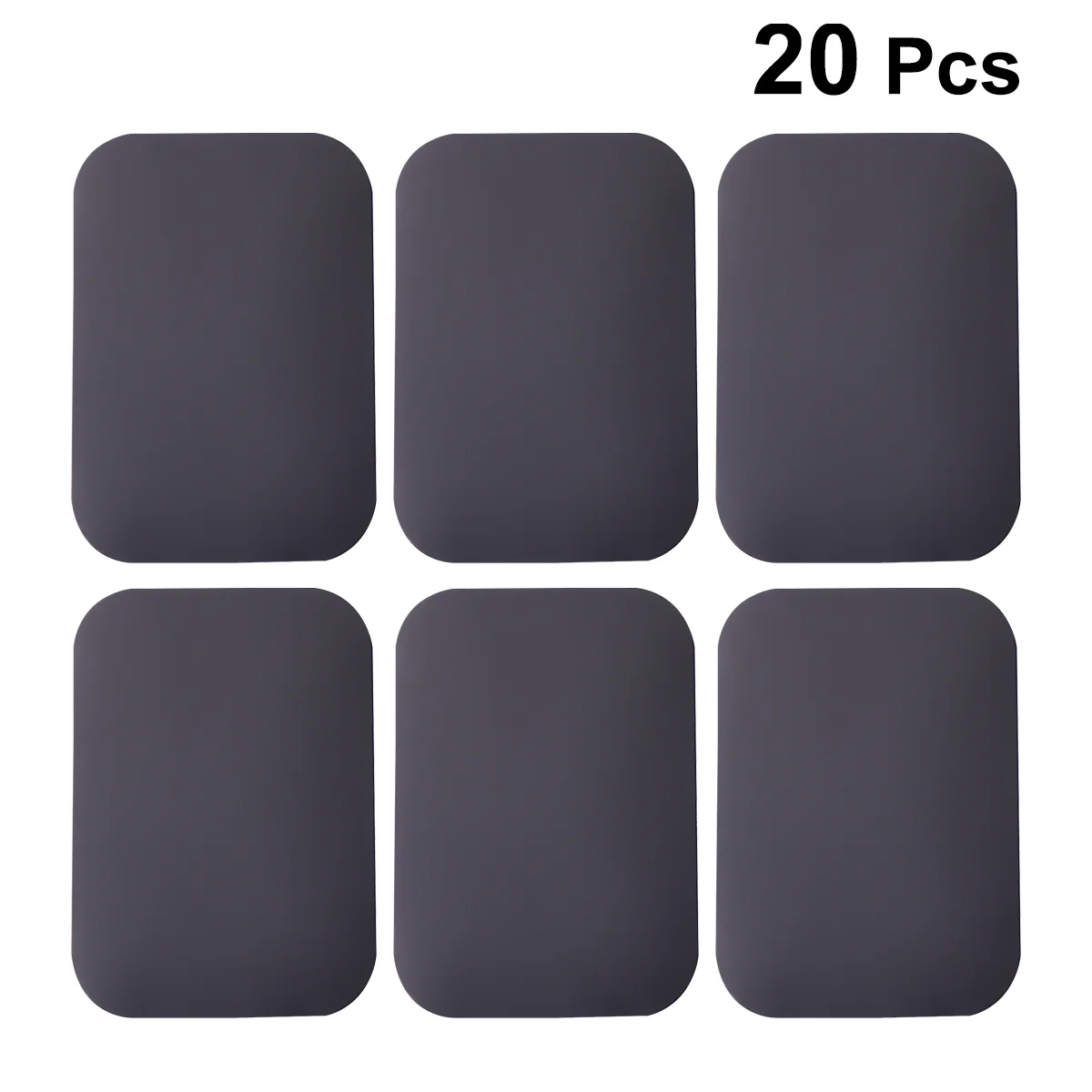 

20 Pcs Magnetic Car Vehicle Mount Holder Adhesive Metal Plate Mounting Kits Cars Patch Phones