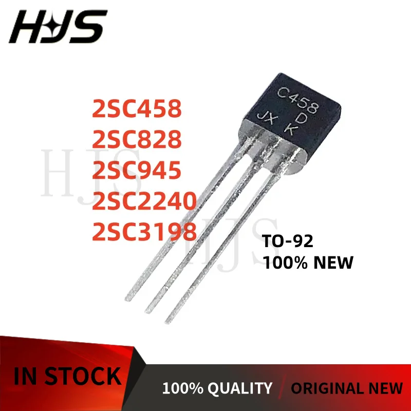 10Pcs/lot Brand new 2SC458 2SC2240 2SC3198 2SC945 2SC828 C458 C2240 ...