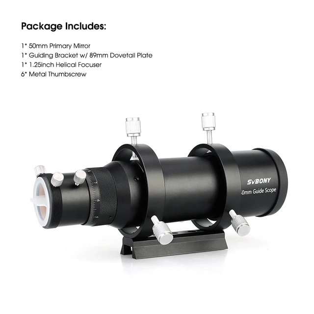 Telescopio Guida Svbony SV106 - 60mm F4 Per Astrofotografia, Compatibile Con ZWO QHY - Foto 9