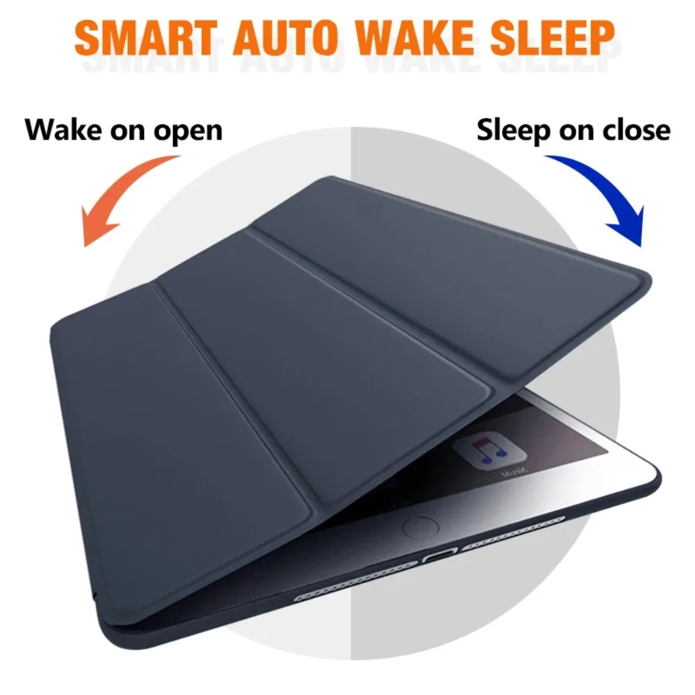 Versatile Silicone iPad Case with Wake/Sleep Feature