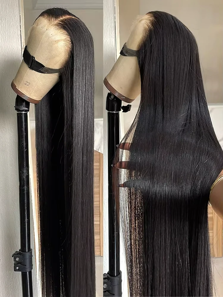 13x4 13x6 Transparent Lace Frontal Human Hair Wigs HD Lace Front Human Hair Wigs Straight Pre Plucked HD Lace Wigs For Women 1