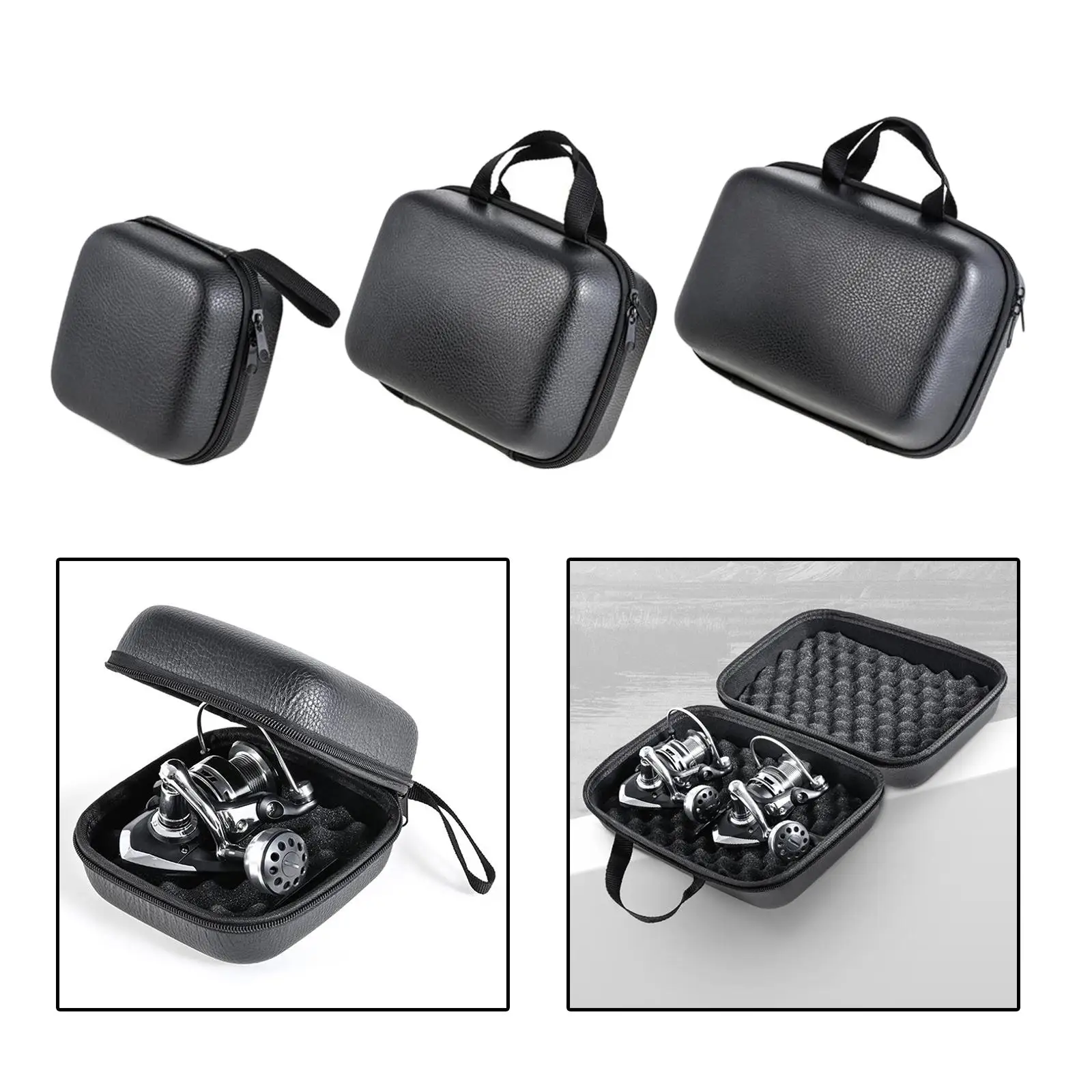 Fishing Reel Storage Case DIY Shockproof Waterproof Tackle