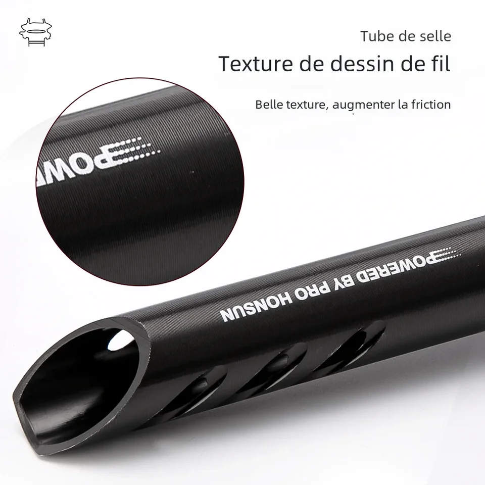 Tige De Selle De Vélo En Aluminium 400mm - Diamètres 25.4/27.2/28.6/30.9/31.6mm Pour VTT, Route, BMX