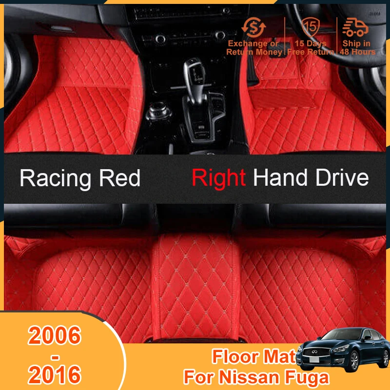 

2006-2016 коврики для Nissan Fuga 2016 2015 2014 2013 2012 2011 2010 2009 2008 2007 2006 аксессуары правые