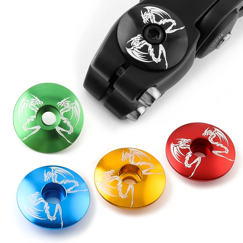 Bike Stem Cap MUQZI Headset Top Cap 1-1/8 Aluminum Headset Cover