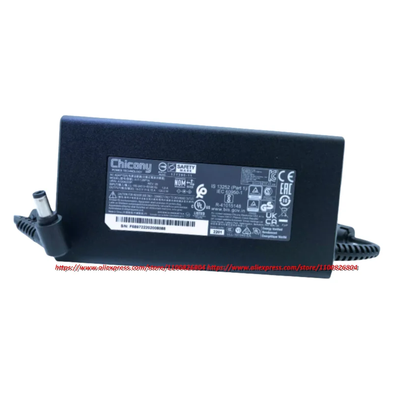 원본 ? Thunderobot 911-S5A/S5TA M5TA 전원 공급 장치 A12-120P1A 용 OEM A17-120P1A Chicony 19.5V 6.15A 120W AC 어댑터 충전기