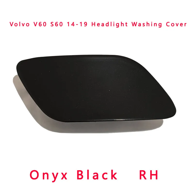 볼보 S60 V60 2014-2019 헤드라이트 청소 캡용 프론트 범퍼 헤드램프 와셔 스프레이 노즐 커버 교체