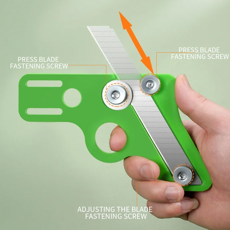 New Edge Trimming Knife for Woodworking-Manual Paint Board Scraper for PVC & Gypsum Board