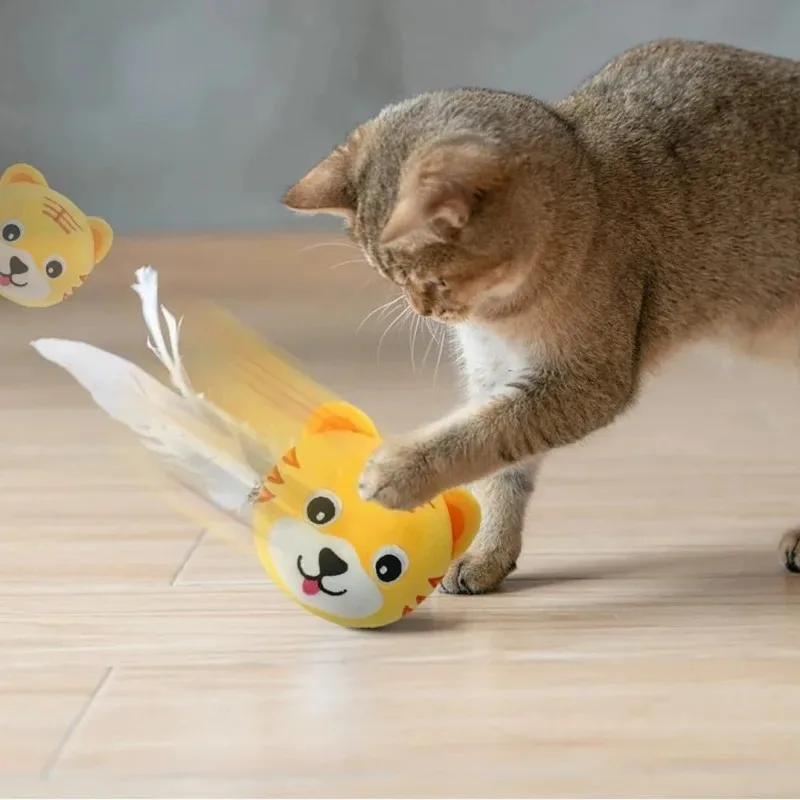 Interactive Smart Pig Plush Toys For Dog Pet Active Moving Squeaky Moving Dog Ball Toy Rechargeable Puppy Toys To Keep Them Busy