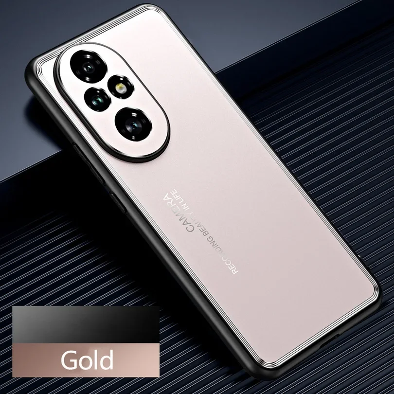 Sleek Sandblasted Aluminum Alloy Back Plate with Metal Camera Protect Cover