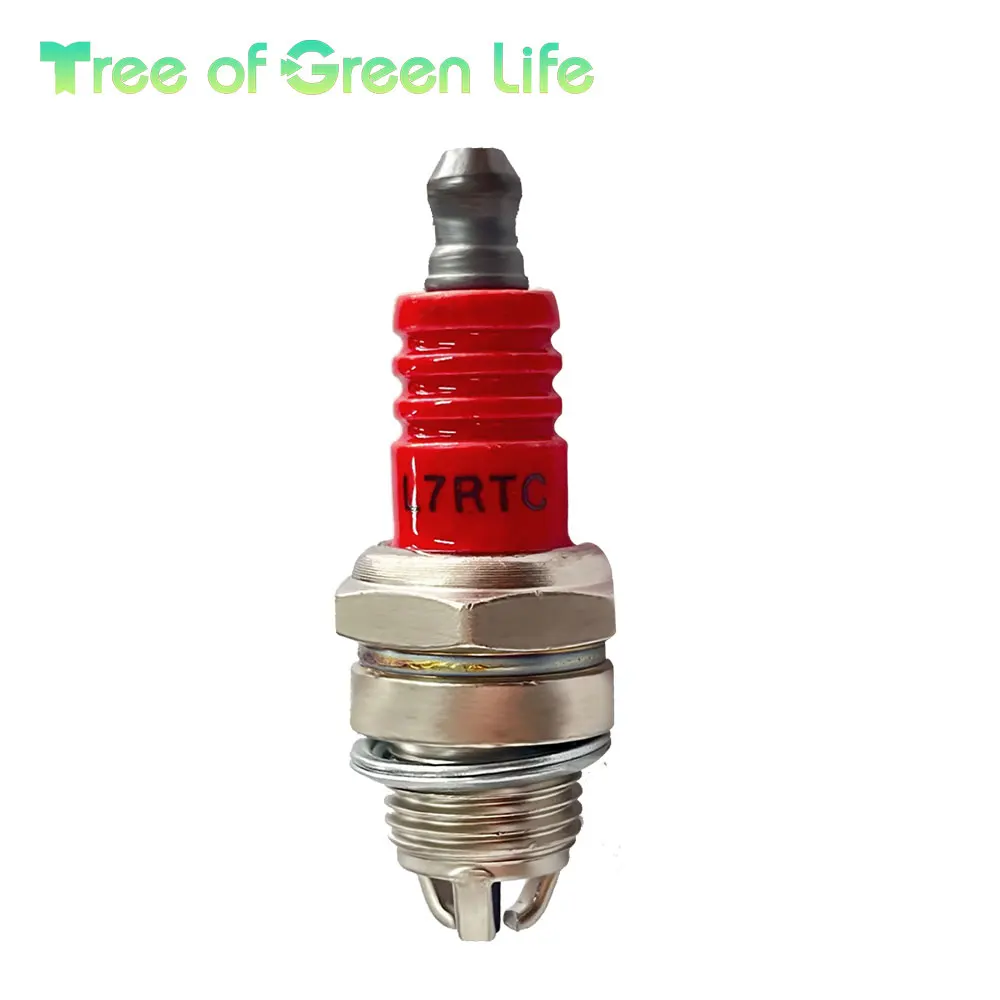 

Spark Plug L7RTC For Gasoline Chainsaw and Brush Cutter Three-sided Pole