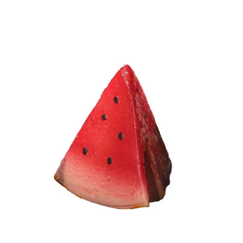 Color-changing watermelon creative tea pet temperature-changing resin fruit ornament boutique tea table tea set tea tray