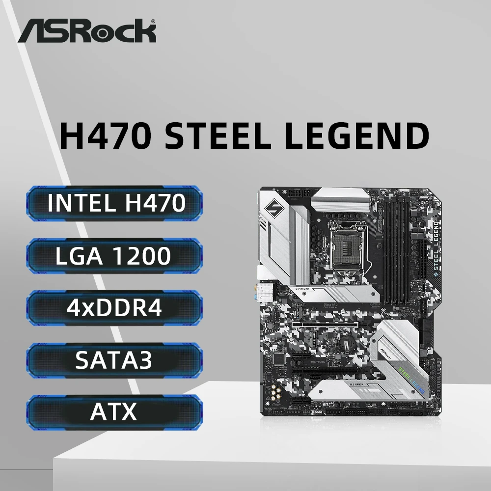 intel i5-10400F & H470 STEEL LEGEND