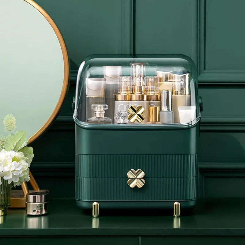 Preppy Skincare Organizers Makeup Organizer Holder Cosmetic Storage Box Display Case 3 Tiers 3