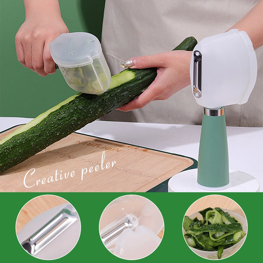 Multifunctional Storage Type Peeling Stainless Steel Blade Kitchen Ware