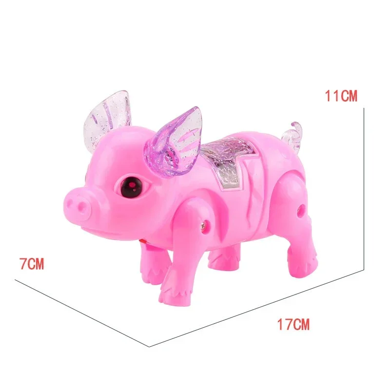 Cute Electric Walking Pig Toy with Light Musical Kids  Pink Color Funny Electronics Toy Children Birthday Gift Toys 6