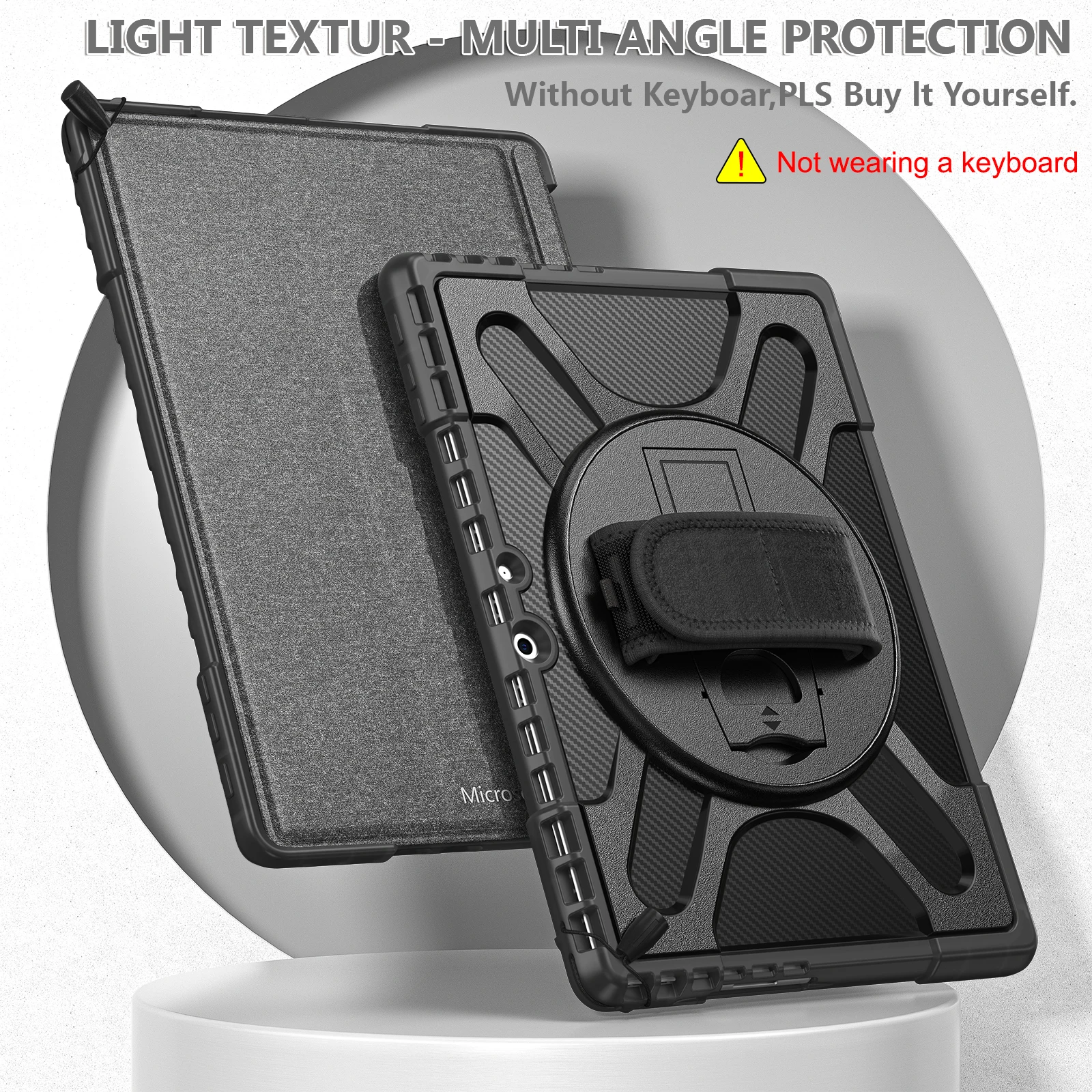 LFOIQN Shockproof Tablet Stand Cover with Enhanced Protection and Versatile Functionality