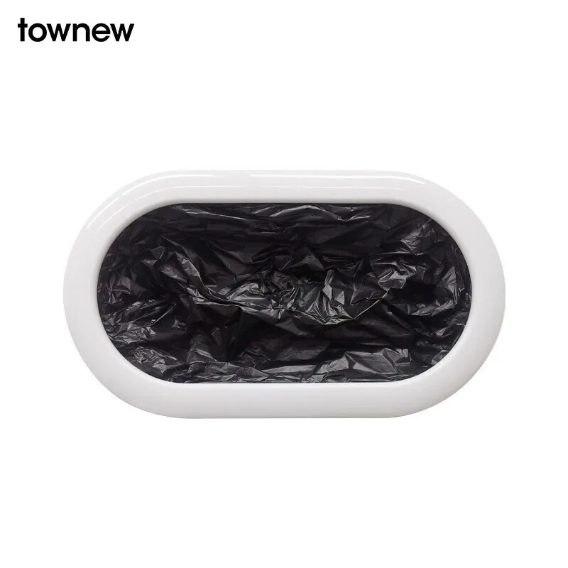 Townew T3 (6 Pcs) Recyclable Refill Ring Replacement Cassettes Garbage bags For Smart Trash Can trash bags,disposable trash bags,garbage bags