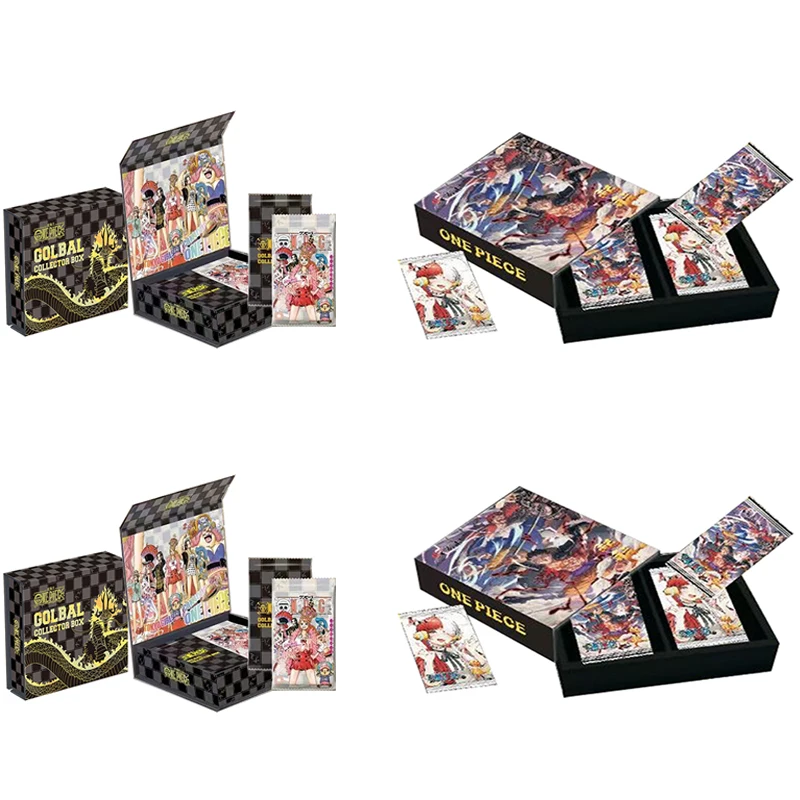 Commerci All'Ingrosso One Piece Global Collector Box Cards Booster Puzzle Red Rare Anime Playing Cards