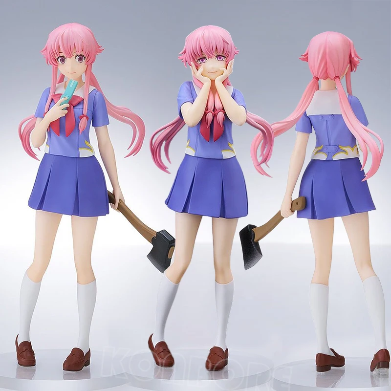 17 cm Pop Up Parade Zukunft Tagebuch Yuno Gasai Anime Mädchen Figur Mirai Nikki Gasai Yuno Action Figure Sammlung Modell Puppe spielzeug Geschenk