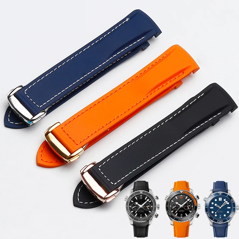 Rubber Watchbands For Omega Seamaster 